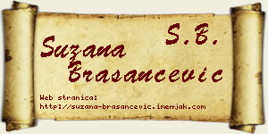 Suzana Brašančević vizit kartica